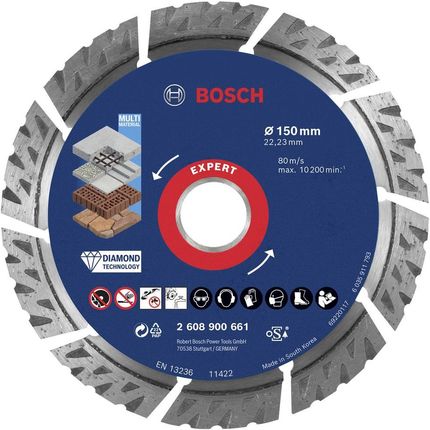 Bosch EXPERT MultiMaterial 150x22,23x2,4x12mm 2608900661