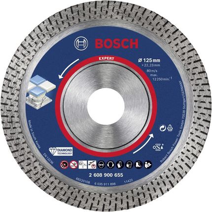 Bosch EXPERT HardCeramic 125x22,23x1,4x10mm 2608900655