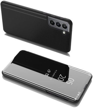 Hurtel Clear View Case Futerał Etui Z Klapką Samsung Galaxy S22+  Czarny 