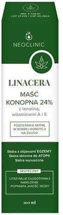 Ekspres Apteczny Neoclinic Linacera Maść konopna 24 % z witaminami A i E, 100 ml
