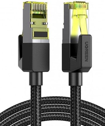 Ugreen Patch Cable NW150 CAT.7 F/FTP 10000Mbps w oplocie 1,5m czarny (80422)