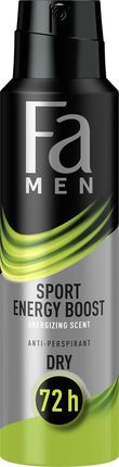 Fa Men Sport Energy Boost Antiperspirant Antyperspirant W Sprayu  Energizing Scent 150ml