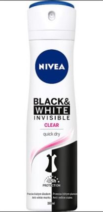 Nivea Invisible Black&White Antyperspirant Spray 48H Clear 150ml