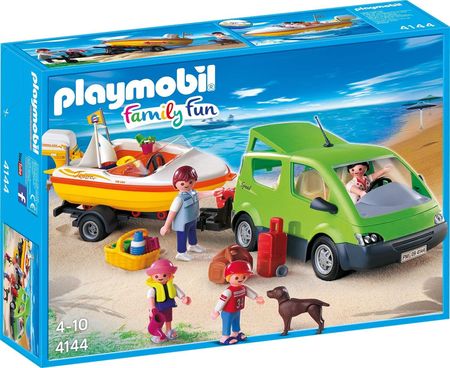Playmobil 4144 Auto Rodzinne Z Przyczepką I Łódką