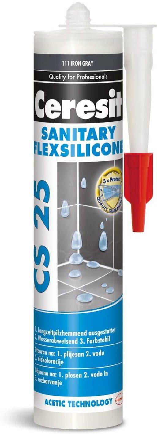 Ceresit Cersit Silikon Sanitarny Cs25 Iron Grey 280 Ml - Opinie i ceny ...
