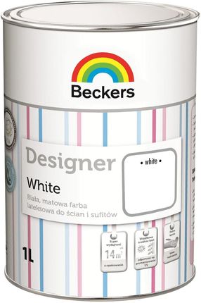 Beckers Emulsja Lateksowa Designer White Mat 1 L