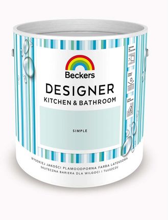 Beckers Emulsja Designer Kitchen&Bathroom Simple 2,5 L