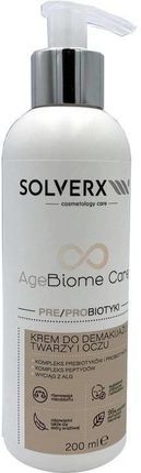 Solverx AgeBiome Care Krem do demakijażu twarzy i oczu 200 ml