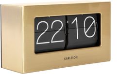 Zdjęcie Karlsson Zegar Boxed Flip 20,5Cm Złoty (Ka5620Gd) - Sobótka