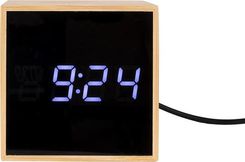 Karlsson Budzik Led Mini Cube Z Drewna Bambusowego (Ka5723)