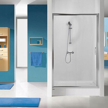 drzwi prysznicowe przesuwne 190 x 120 - szkło 5 mm