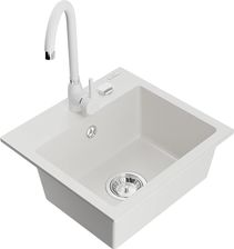 Mexen Milo + Bateria Telma Biały 6505-20-670200-20