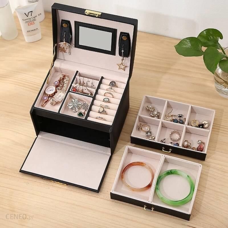Szkatułka kuferek organizer na biżuterię