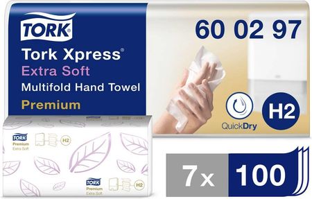 Tork Ręczniki Papierowe Xpress Multifold Premium Biały 21X100 Bl. 2100Szt.