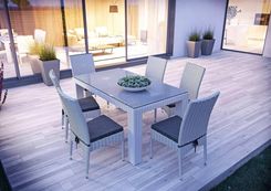 Zdjęcie Meble Ogrodowe Jadalniane Rapallo 160Cm Royal Białe - Cieszyn