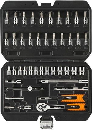 Neo Zestawy Nasadowych 1/4'''' 46 Części TN08660 - Opinie i ceny