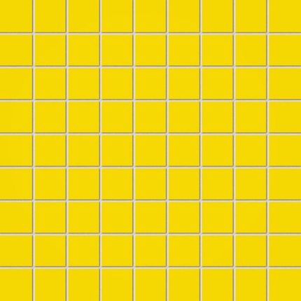 Tubądzin T Pastel Żółty Mat Mozaika Kwadratowa 30,1X30,1
