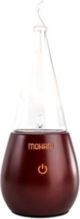 Mohani - Nebulizator - dyfuzor olejków eterycznych - ciemne drewno, szklany stożek