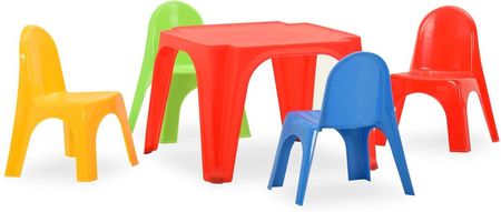 Elior Kolorowy Stolik Z Krzesłami Dla Dzieci Melvis