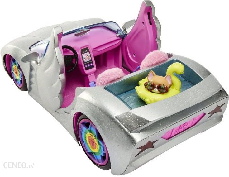 Barbie Extra Kabriolet gwiazd + akcesoria HDJ47