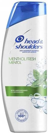 Head & Shoulders Menthol Fresh Przeciwłupieżowy Szampon Do Włosów 360 ml