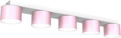 Lampa sufitowa DIXIE Pink/White 5xGX53 MLP7557 Milagro