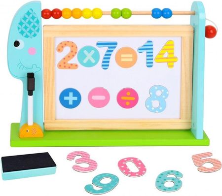 Tooky Toy Lumarko Edukacyjna Tablica Na Biurko 18 Magnetycznych Elementów