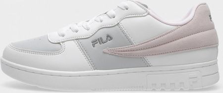 markowe sneakersy damskie fila z różowym logo i masywną podeszwą