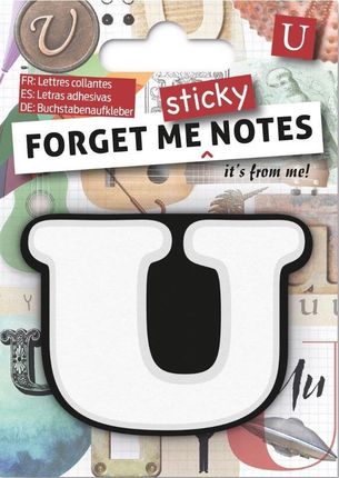 If Forget Me Sticky Notes Kart Samoprzylepne Litera U (377542)