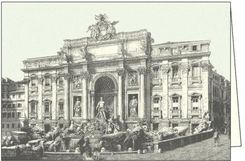 Zdjęcie Rossi Karnet Z Kopertą Itw 002 Roma Fontana Di Trevi (8018646060021) - Gniew