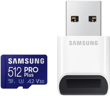 Samsung Pro PLUS microSDXC 512GB z czytnikiem USB (MB-MD512KB/WW)