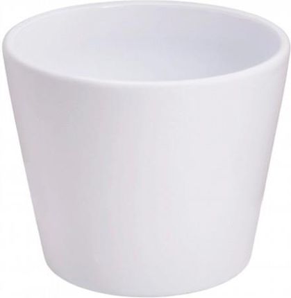 Doniczka ceramiczna na kwiaty biała 8,5 cm
