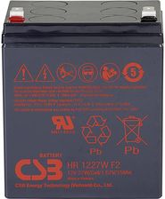 Zdjęcie Csb Battery Akumulator Żelowy Hr 1227W High Rate Hr1227Wf2 12 V 62 Ah - Chełm