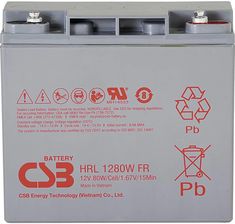Csb Battery Akumulator Żelowy Hrl 1280W High Rate Longlife Hrl1280W Fr 12 V 20 Ah - Akcesoria i części modelarskie