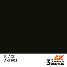 Zdjęcie Ak Interactive 11029 3Ga Black (Intense) 17Ml - Ostróda