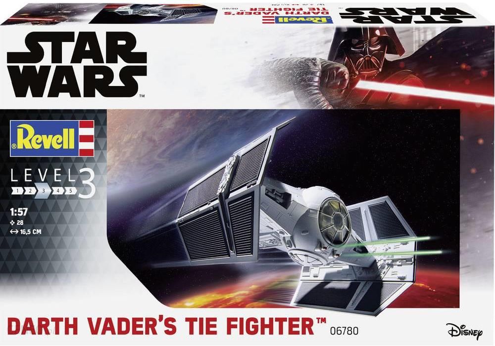Revell Zestaw Science Fiction Do Sklejania Star Wars Darth Vader'S Tie Fighter 06780 1:57