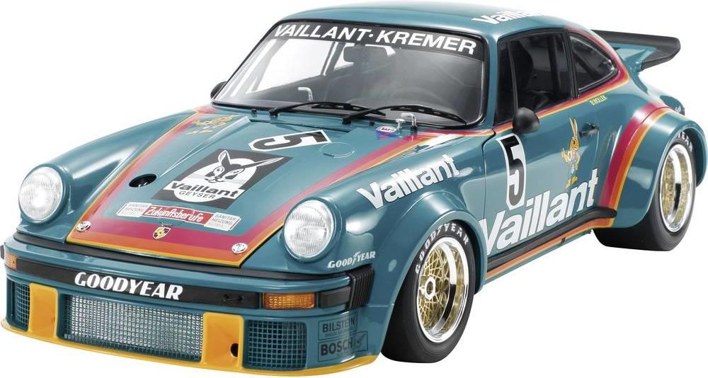 Tamiya Porsche 934ヴァイラント 1/12スケール Porsche Turbo RSR Type 934 Jägermeister model do sklejania