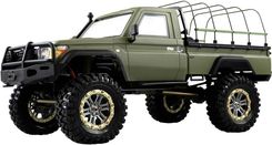 Amewi Model Samochodu Rc Amxrock Rcx10Ps Scale Crawler Pick Up Mattgrün 1:10 Rtr Szczotkowy 2 4 Ghz
