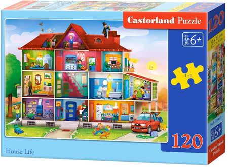 Castorland Puzzle 120El. House Life Życie W Domu
