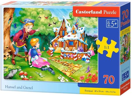 Castorland Puzzle 70El. Hansel & Gretel Jaś I Małgosia