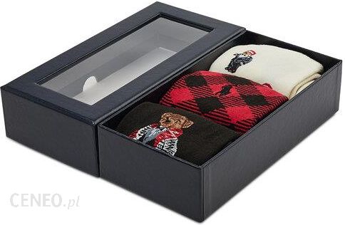 Polo Ralph Lauren Zestaw 3 par wysokich skarpet damskich 455859211001 Czarny