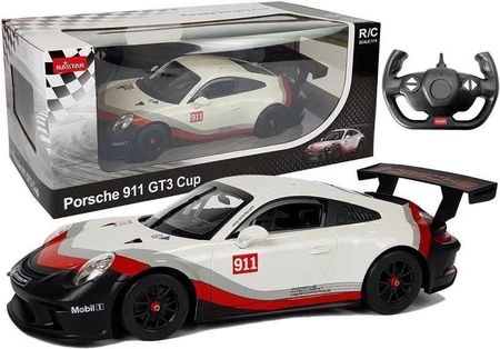 Rastar Auto R C Porsche 911 Gt3 Cup 1:14 Białe Na Pilota