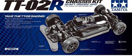 Tamiya Model Samochodu Rc Tt 02R 1:10 Elektryczny Do Samodzielnego