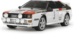 Tamiya Model Samochodu Rc Audi Quattro Rally 1:10 Elektryczny 458 Mm Do Samodzielnego Złożenia