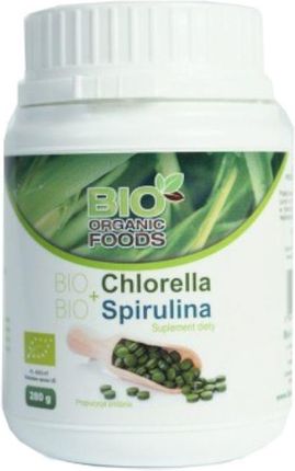 Bio Organic Foods Chlorella + Spirulina 700 tabl.