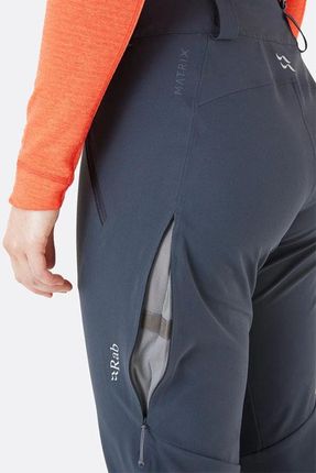 Rab Spodnie Women'S Ascendor Alpine Softshell Pants Czarny