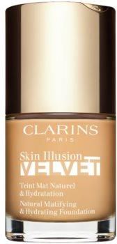 Clarins Skin Illusion Velvet Podkład W Płynie Z Matowym Wykończeniem O Działaniu Odżywczym Odcień 105.5W 30 ml