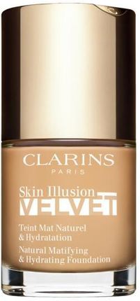 Clarins Skin Illusion Velvet Podkład W Płynie Z Matowym Wykończeniem O Działaniu Odżywczym Odcień 112.5W 30 ml