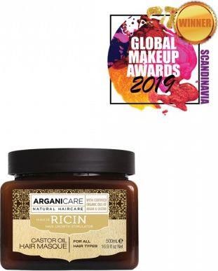 Arganicare Arganicare Castor Oil Maska stymulująca porost włosów 500 ml