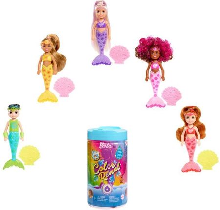 Barbie Color Reveal Chelsea Kolorowa syrenka HCC75